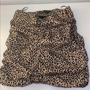 ZARA Leopard print skirt